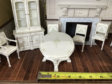 Load image into Gallery viewer, 9pc White Dining Room Set
