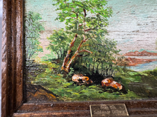 Load image into Gallery viewer, Vintage Artist George Schlosser "Upper Hudson River" Painting
