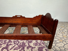 Load image into Gallery viewer, Vintage Artisan Paul Ki-kydd - Escutcheon Handmade Wooden Daybed With Mattress England UK
