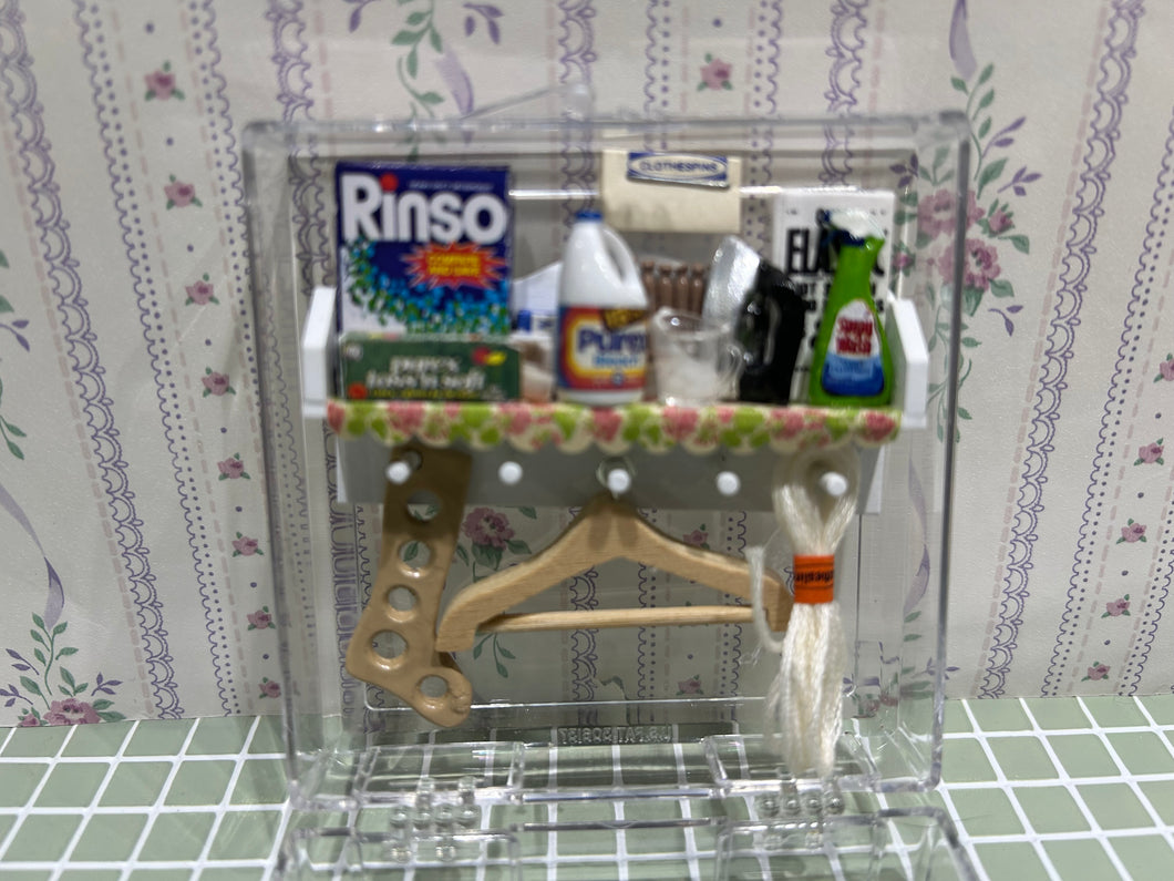 Laundry Shelf Decorated by Anne Caesar