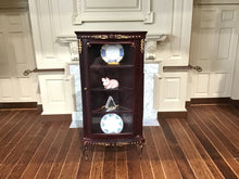 Load image into Gallery viewer, Glass Front Curio Cabinet With Display Items
