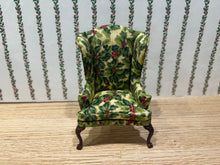 Load image into Gallery viewer, Mistletoe Wingback Chair Christmas
