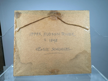 Load image into Gallery viewer, Vintage Artist George Schlosser "Upper Hudson River" Painting
