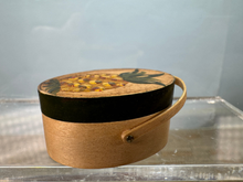 Load image into Gallery viewer, Vintage IGMA Artisan Al Chandronnait Handmade Hand Painted Pineapple Shaker Box W/ Handle
