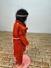 Load image into Gallery viewer, Artisan Handmade Porcelain Native American Girl Doll
