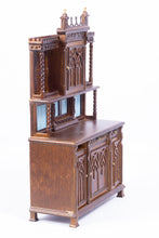 Load image into Gallery viewer, Carved Tudor/Gothic Bar (Missing Drawer)

