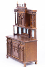 Load image into Gallery viewer, Carved Tudor/Gothic Bar (Missing Drawer)
