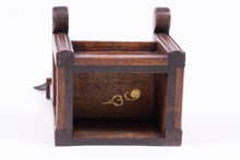 Load image into Gallery viewer, Carved Tudor / Gothic Throne with Green Leather Seat by Michael Mortimer
