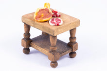 Load image into Gallery viewer, Tudor / Old Fashioned Butcher&#39;s Block Table with Meat
