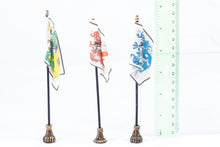 Load image into Gallery viewer, 3 Handmade Crest Flags
