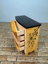 Load image into Gallery viewer, Vintage Artisan Handmade Hand Painted Safari Theme Dresser Zebra &amp; Jaguar
