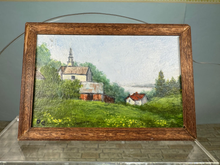 Load image into Gallery viewer, Artist OC Signed Country Side Painting OOAK

