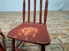 Load image into Gallery viewer, Vintage 2002 Artisan  Handmade Signed Pair Of Rustic Chairs
