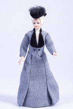 Load image into Gallery viewer, Handmade Porcelain Doll in Beautiful Suit with Hat - Victorian Era
