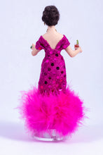 Load image into Gallery viewer, Terrific 1930&#39;s Dressed Porcelain Doll - Pink Fuschia Dress with IGMA Lynn O&#39;Shaughnessy Jewelry
