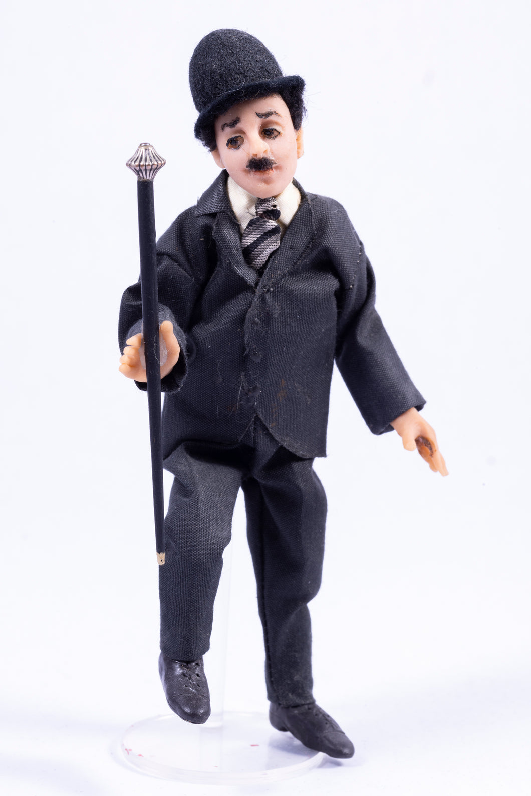 Charle Chaplin Hand Sculpted Doll