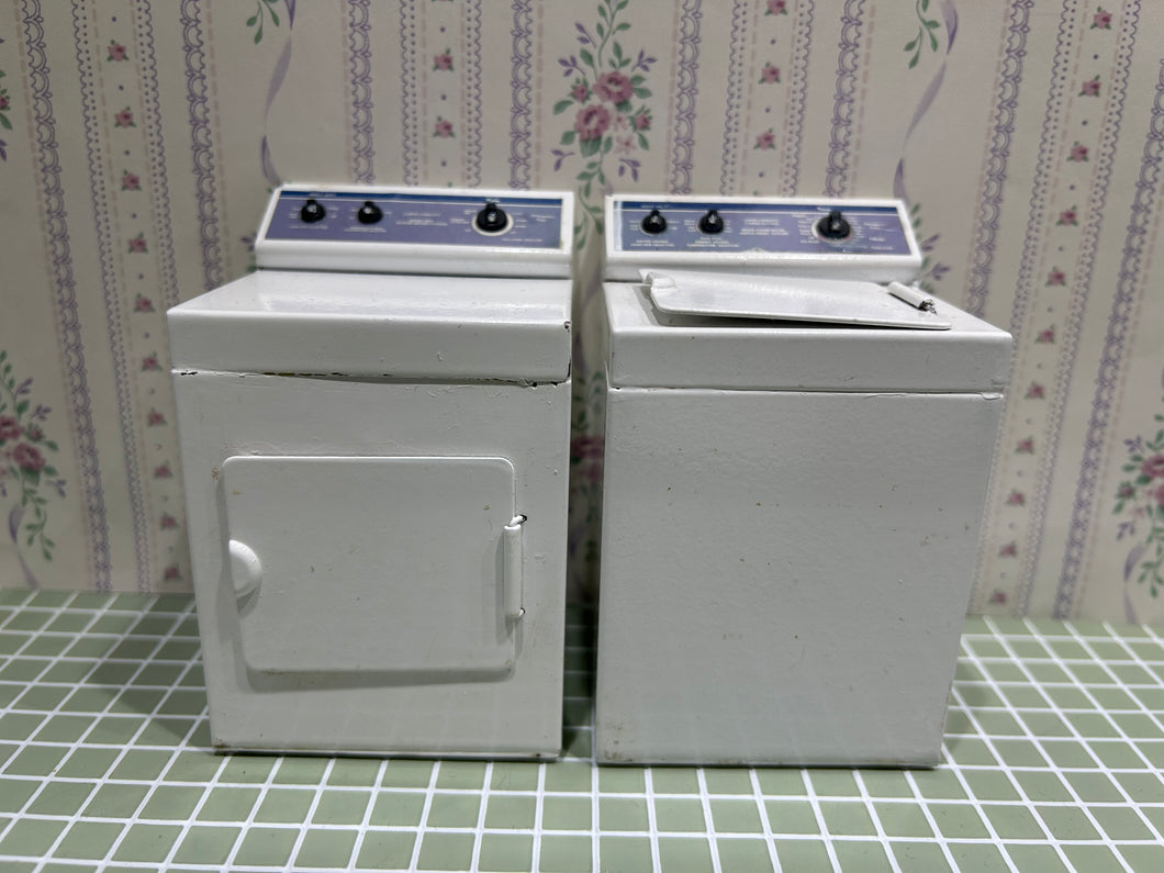 Metal Washer & Dryer (on sale, chipped)