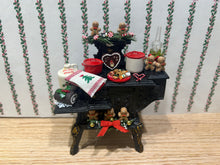 Load image into Gallery viewer, Black Decorated Stove with Christmas Accessories

