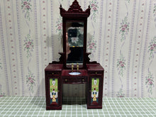 Load image into Gallery viewer, Bespaq Mahogany Sink with Stained Glass
