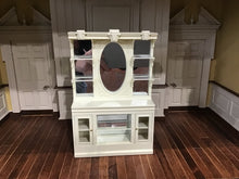 Load image into Gallery viewer, White Bespaq Dining Room Sideboard with Mirrors
