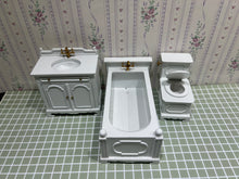 Load image into Gallery viewer, 3 Pc White Bathroom Set by Bespaq
