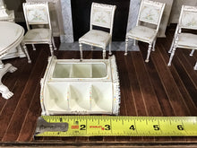 Load image into Gallery viewer, 9pc White Dining Room Set
