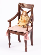 Load image into Gallery viewer, Artisan Doll on Wooden Chair
