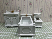 Load image into Gallery viewer, 3 Pc White Bathroom Set by Bespaq
