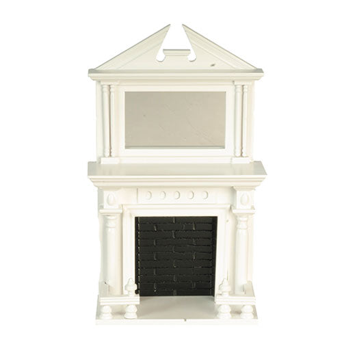 White Fireplace With Mirror (D0527)