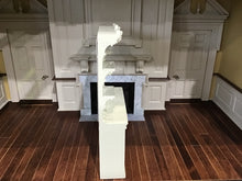 Load image into Gallery viewer, White Bespaq Dining Room Sideboard with Mirrors
