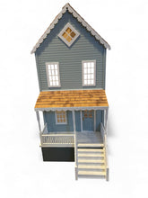 Load image into Gallery viewer, Christy's Cottage - Blue &amp; White Dollhouse
