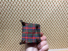 Load image into Gallery viewer, D. Anne Ruff Red &amp; Green Plaid Christmas Wing Back Chair
