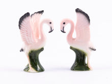 Load image into Gallery viewer, Lovely Pair of Porcelain Pink Flamingos
