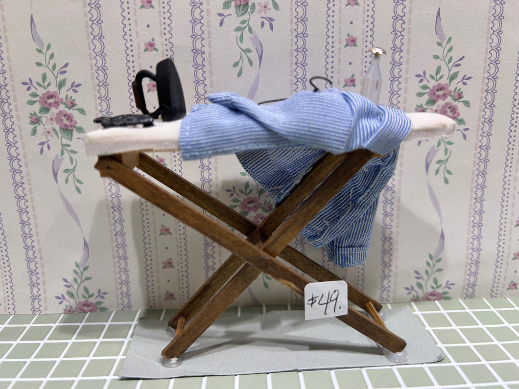 Decorated Ironing Board with Shirt