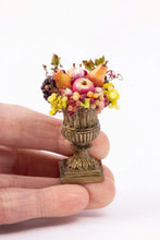 Load image into Gallery viewer, Dollhouse Miniature ~ Hope Elliott Beautiful Fruit Arrangement in Urn
