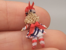 Load image into Gallery viewer, ¾&quot; Blonde Patriotic Doll - by Cheryl Warder
