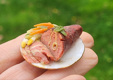 Load image into Gallery viewer, Roast ham sliced with carrots
