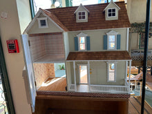 Load image into Gallery viewer, Nine Room Decorated Front Opening Dollhouse
