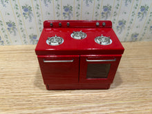 Load image into Gallery viewer, TYA Kitchen Red Metal Stove and Hood Range Made in Japan

