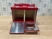 Load image into Gallery viewer, TYA Kitchen Red Metal Stove and Hood Range Made in Japan

