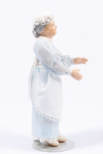 Load image into Gallery viewer, Lynne Brown Doll Handmade Older Woman in Dress with Apron
