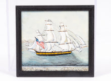 Load image into Gallery viewer, Painting of The Mount Vernon Departing from Naples, 1799 (Oak Hill Parlor)
