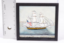 Load image into Gallery viewer, Painting of The Mount Vernon Departing from Naples, 1799 (Oak Hill Parlor)
