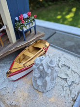 Load image into Gallery viewer, Dollhouse Miniature ~ 1:24 Scale, Decorated Boat Nautical Roombox Display
