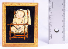 Load image into Gallery viewer, Painting of Baby in Red Chair - Laurie Ben Dov (Peyton Randolph House)
