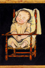 Load image into Gallery viewer, Painting of Baby in Red Chair - Laurie Ben Dov (Peyton Randolph House)
