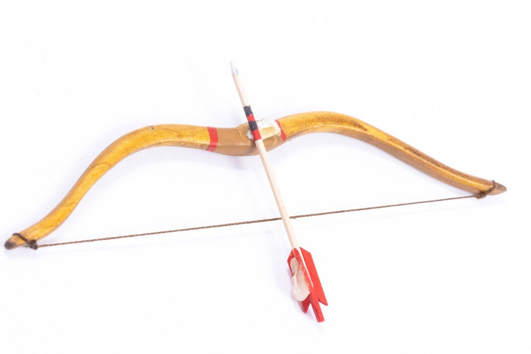 Artisan Made Wooden Bow and Arrow