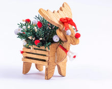 Load image into Gallery viewer, Christmas Reindeer Decorated with Greens
