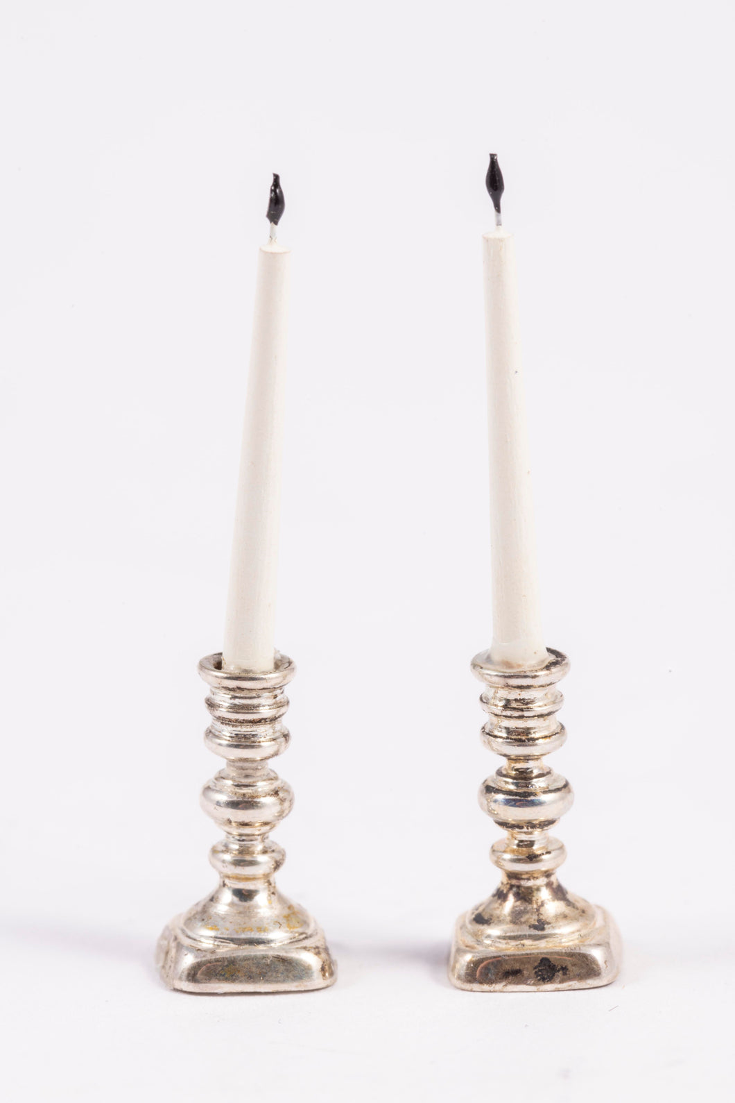 Silver Candlesticks (Oak Hill Parlor)