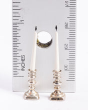 Load image into Gallery viewer, Silver Candlesticks (Oak Hill Parlor)
